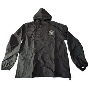 San Antonio Rampage Minors Hockey Windbreaker Jacket Adult Size XL Black Gray